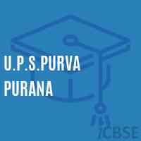 U.P.S.Purva Purana Middle School Logo
