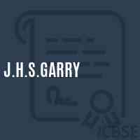 J.H.S.Garry Middle School Logo