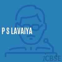 P S Lavaiya Primary School Logo