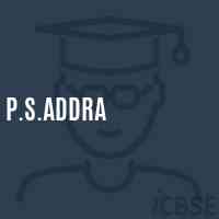 P.S.Addra Primary School Logo