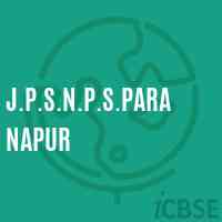J.P.S.N.P.S.Paranapur Primary School Logo