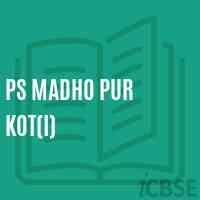 Ps Madho Pur Kot(I) Primary School Logo