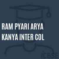 Ram Pyari Arya Kanya Inter Col Senior Secondary School Logo