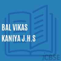 Bal Vikas Kaniya J.H.S Middle School Logo