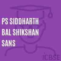 Ps Siddharth Bal Shikshan Sans Primary School Logo