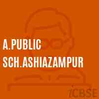 A.Public Sch.Ashiazampur Primary School Logo