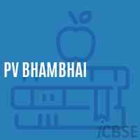 Pv Bhambhai Primary School Logo