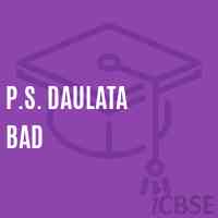 P.S. Daulata Bad Primary School Logo