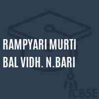 Rampyari Murti Bal Vidh. N.Bari Primary School Logo