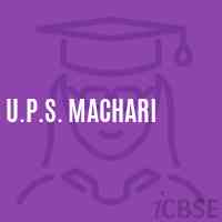 U.P.S. Machari Middle School Logo