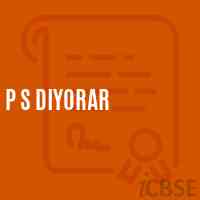 P S Diyorar Primary School Logo