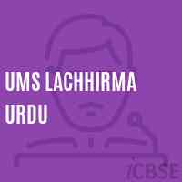 Ums Lachhirma Urdu Middle School Logo