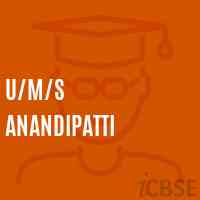 U/m/s Anandipatti Middle School Logo
