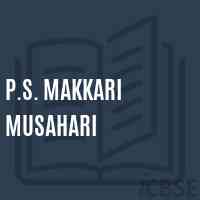 P.S. Makkari Musahari Primary School Logo