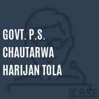 Govt. P.S. Chautarwa Harijan Tola Primary School Logo