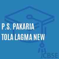 P.S. Pakaria Tola Lagma New Primary School Logo
