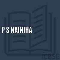 P S Nainiha Primary School Logo
