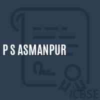 P S Asmanpur Primary School Logo