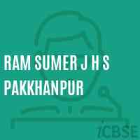 Ram Sumer J H S Pakkhanpur Middle School Logo
