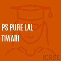 Ps Pure Lal Tiwari Primary School Logo