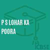P S Lohar Ka Poora Primary School Logo