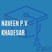 Naveen P.V. Khadesar Primary School Logo