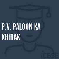 P.V. Paloon Ka Khirak Primary School Logo
