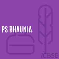Ps Bhaunia Primary School Logo