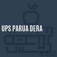 Ups Parua Dera Middle School Logo