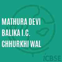 Mathura Devi Balika I.C. Chhurkhi Wal High School Logo