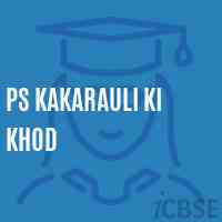 Ps Kakarauli Ki Khod Primary School Logo