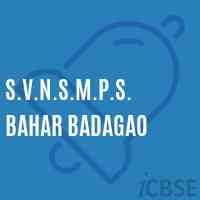 S.V.N.S.M.P.S. Bahar Badagao Primary School Logo