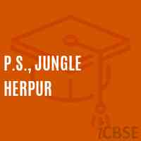 P.S., Jungle Herpur Primary School Logo