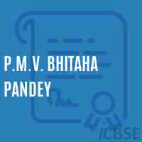 P.M.V. Bhitaha Pandey Middle School Logo