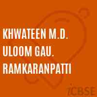 Khwateen M.D. Uloom Gau. Ramkaranpatti Primary School Logo