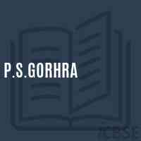 P.S.Gorhra Primary School Logo