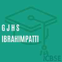 G J H S Ibrahimpatti Middle School Logo