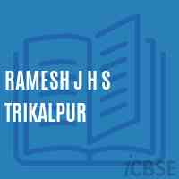 Ramesh J H S Trikalpur Middle School Logo