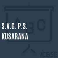 S.V.G. P.S. Kusarana Middle School Logo