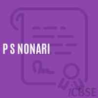 P S Nonari Primary School Logo