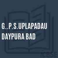 G..P.S.Uplapadaudaypura Bad Primary School Logo