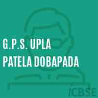 G.P.S. Upla Patela Dobapada Primary School Logo