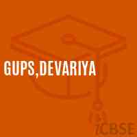 Gups,Devariya Middle School Logo