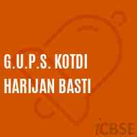 G.U.P.S. Kotdi Harijan Basti Middle School Logo