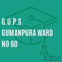 G.U.P.S. Gumanpura Ward No 60 Middle School Logo