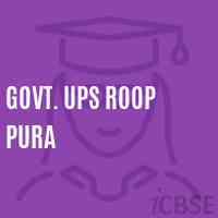 Govt. Ups Roop Pura Middle School Logo