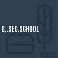 G,.Sec.School Logo