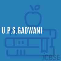 U.P.S.Gadwani Middle School Logo