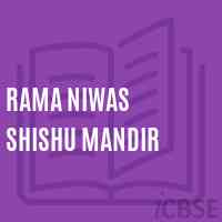 Rama Niwas Shishu Mandir Primary School Logo