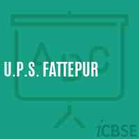 U.P.S. Fattepur Middle School Logo